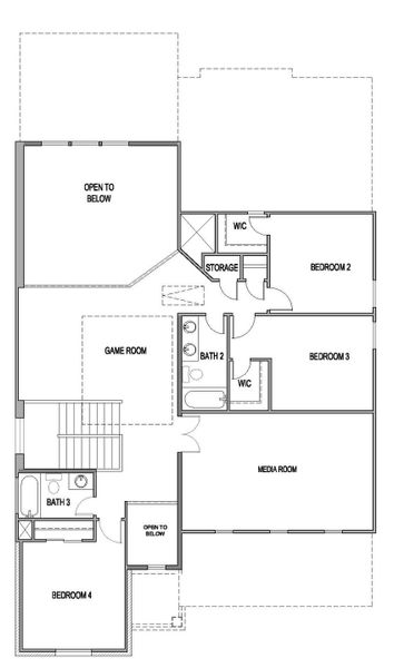 2D floor plan layout of this home in University Heights, Round Rock, TX (Image 3). 2D floor plan layout of this home in University Heights, Round Rock, TX (Image 3).