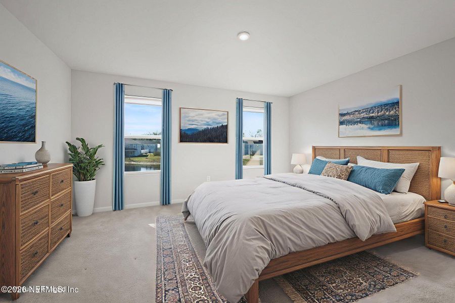 Furnished interior view inside a new home in , Jacksonville (Image 10). Furnished interior view inside a new home in , Jacksonville (Image 10).