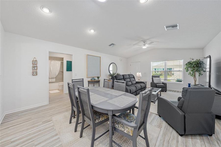 Furnished interior view inside a new home in , The Villages (Image 56).