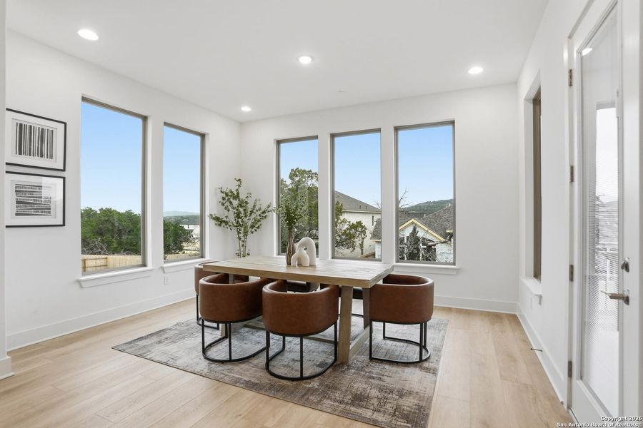 Furnished interior view inside a new home in Kinder Ranch - 70', San Antonio (Image 19).