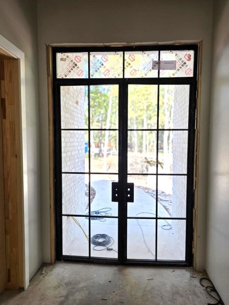 Looking out from the entry way Looking out from the entry way