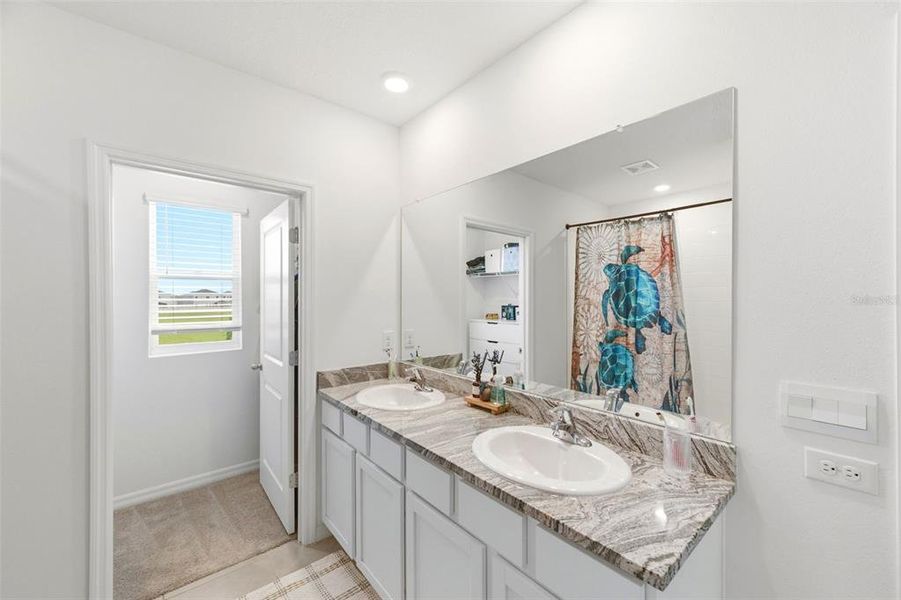 Furnished interior view inside a new home in Epperson, Wesley Chapel (Image 15). Furnished interior view inside a new home in Epperson, Wesley Chapel (Image 15).