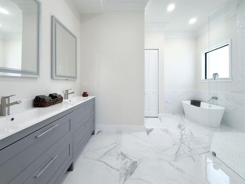 Furnished interior view inside a new home in , Port Charlotte (Image 5). Furnished interior view inside a new home in , Port Charlotte (Image 5).