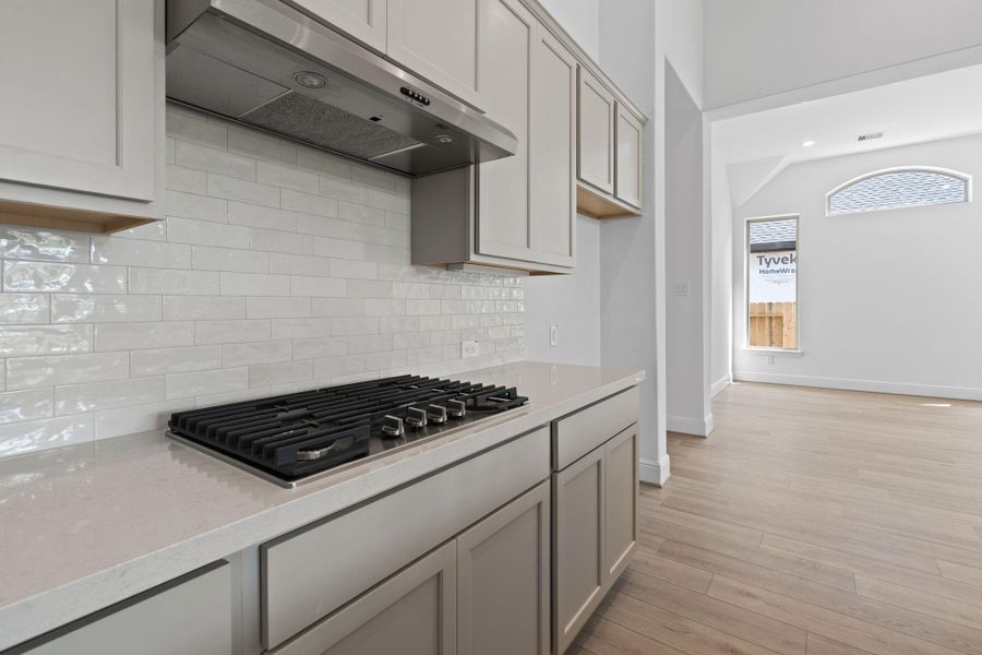 Furnished interior view inside a new home in Coastal Point, League City (Image 7).