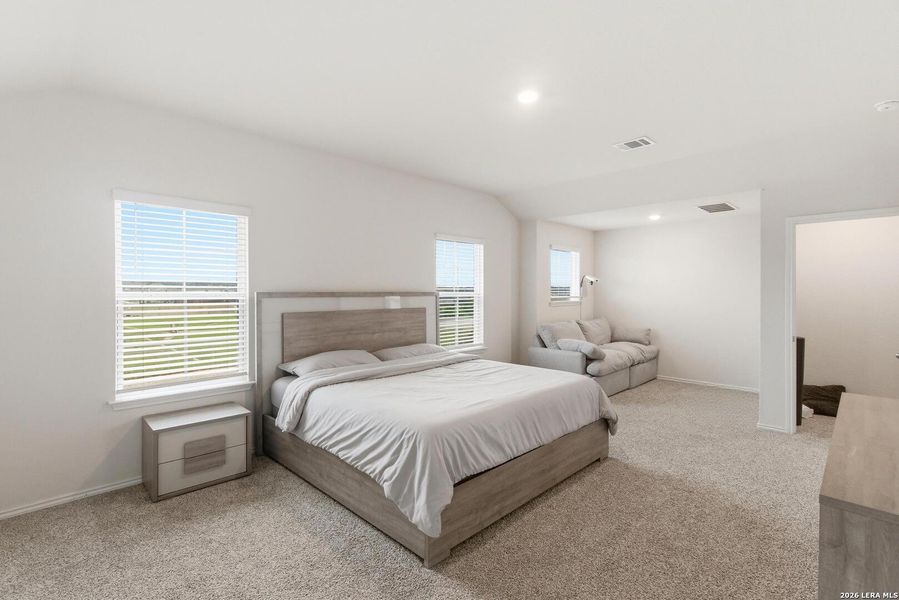 Furnished interior view inside a new home in Langdon, San Antonio (Image 31).