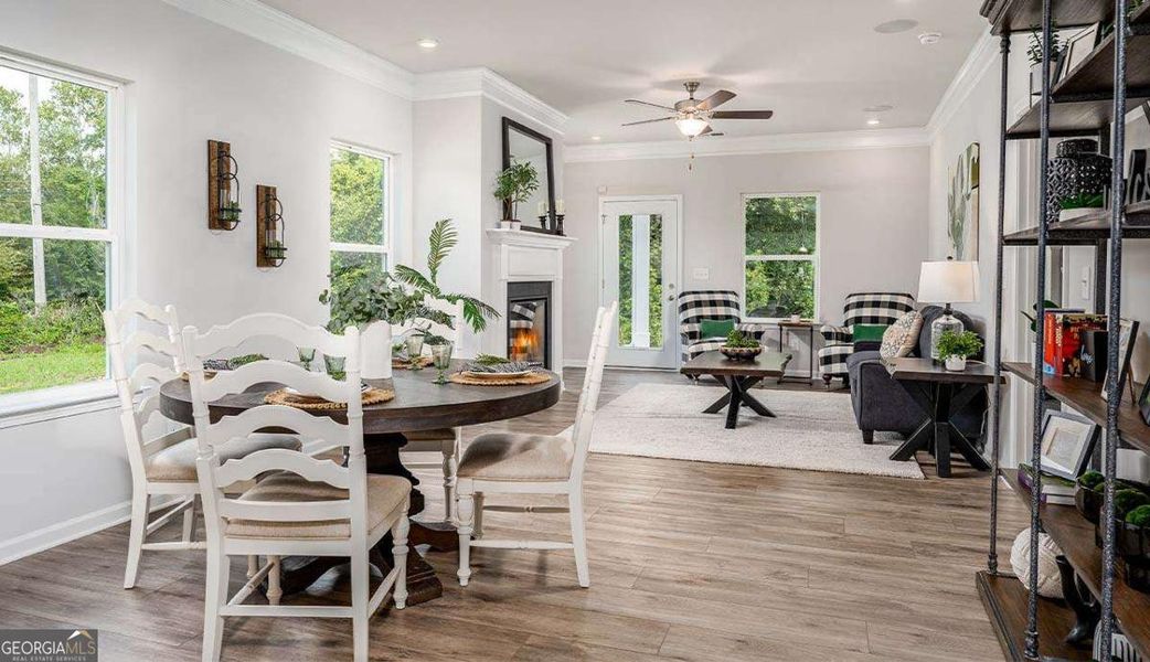 Furnished interior view inside a new home in Trellis Park, Hampton (Image 11). Furnished interior view inside a new home in Trellis Park, Hampton (Image 11).