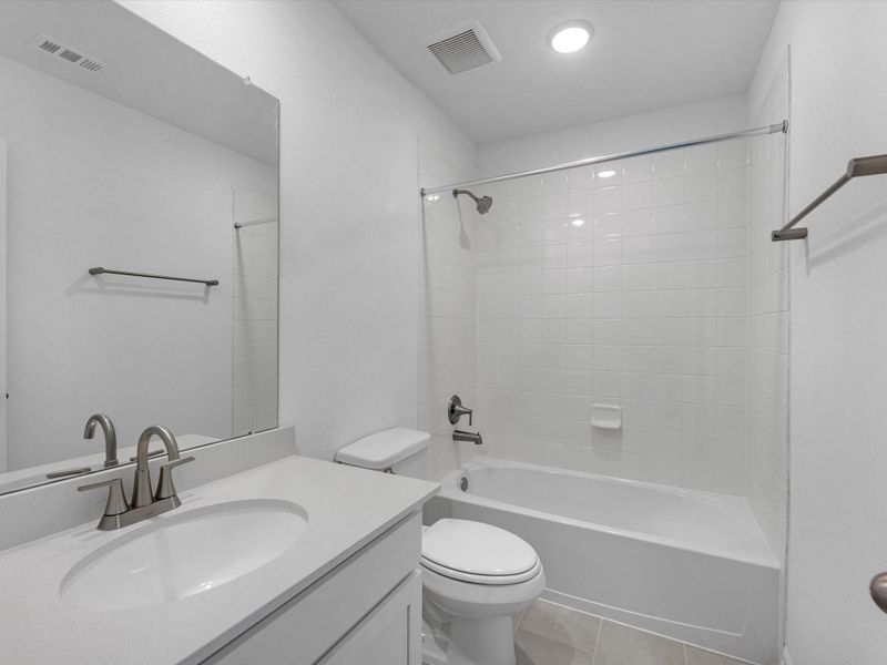 Furnished interior view inside a new home in Bergamo, Katy (Image 8). Furnished interior view inside a new home in Bergamo, Katy (Image 8).