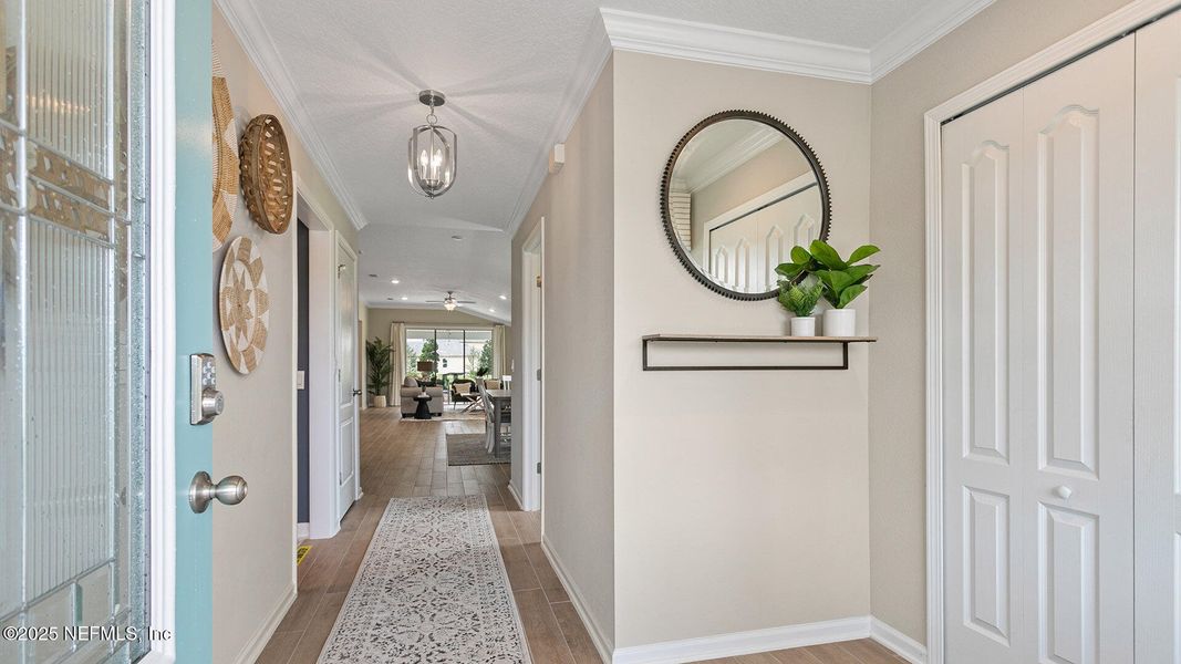 Furnished interior view inside a new home in Sawmill Branch, Palm Coast (Image 5).