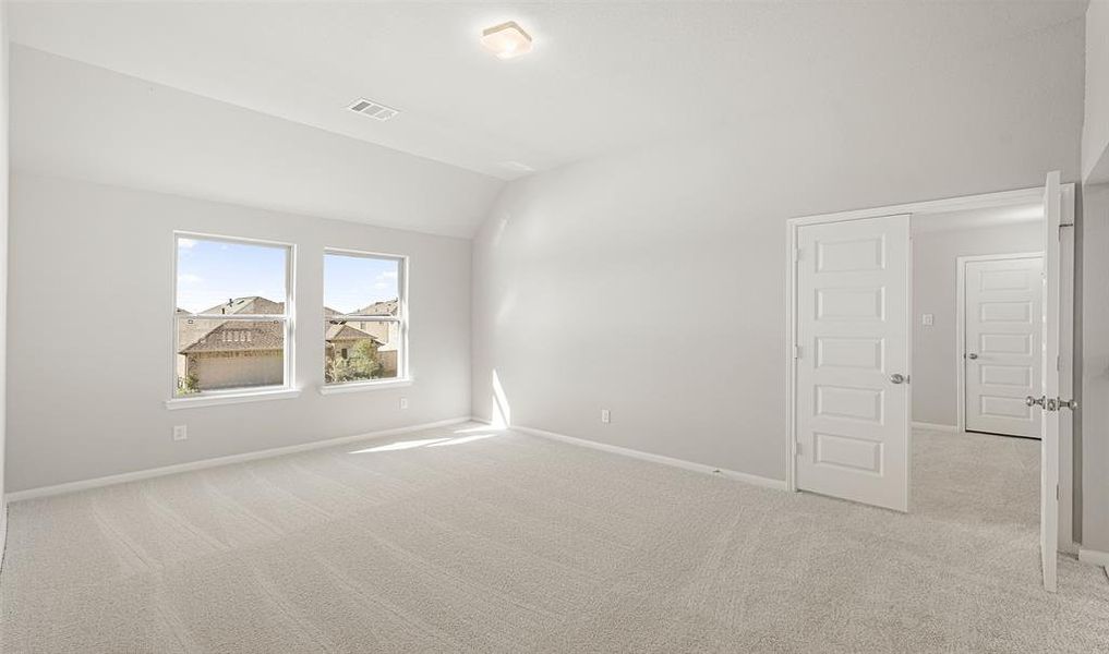 Loft space with access to media room