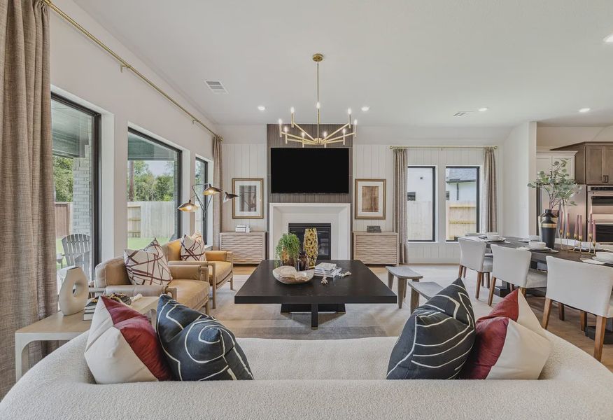 Plan 4043 Great Room - Staged, Look May Vary - 5 of 18