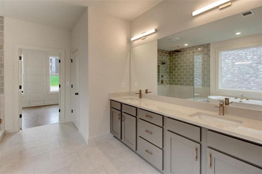 Furnished interior view inside a new home in , Conyers (Image 6).