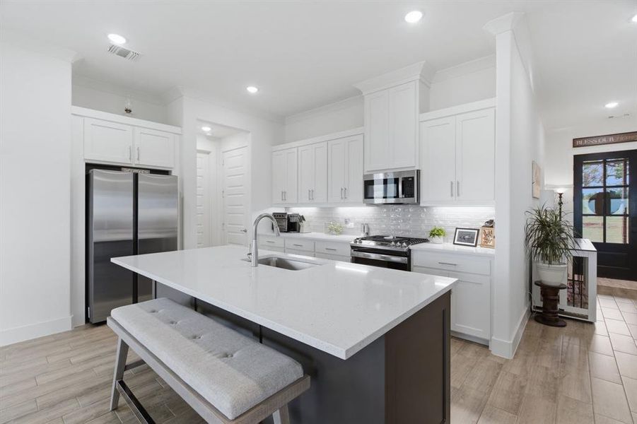 Furnished interior view inside a new home in Gatlin Ranch, Springtown (Image 18).