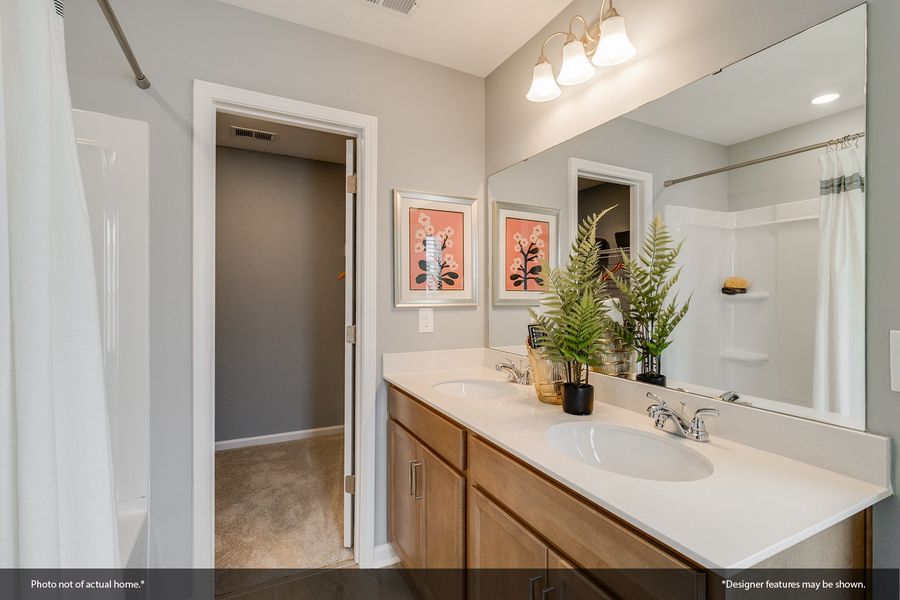 Furnished interior view inside a new home in Edwards Station, Taylors (Image 9).