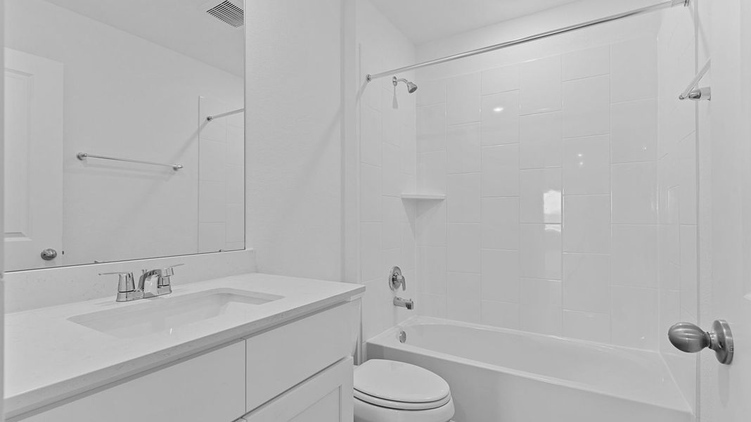 Furnished interior view inside a new home in Westland Ranch 50' Homesites, League City (Image 8).