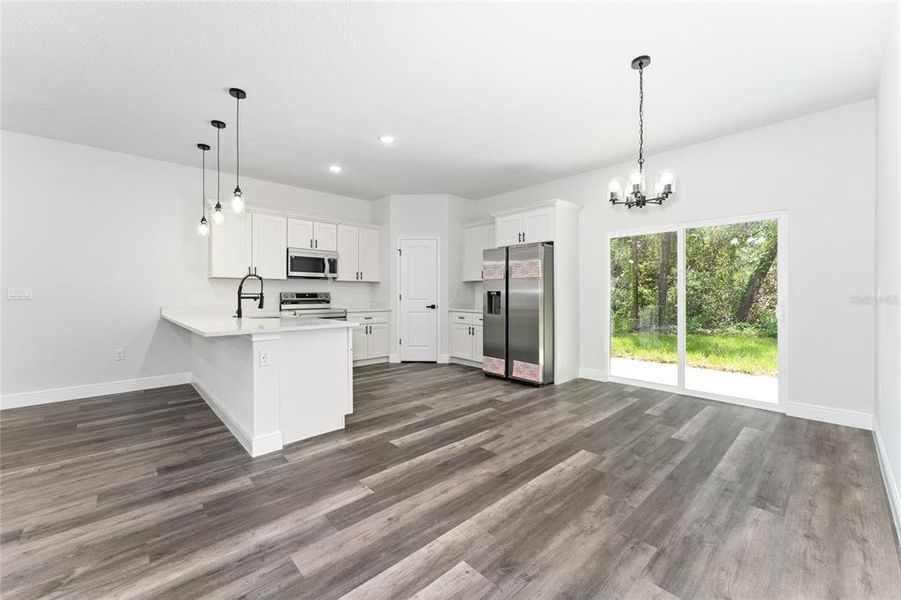 Furnished interior view inside a new home in , Ocala (Image 8).
