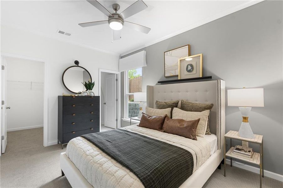 Furnished interior view inside a new home in Sierra Creek, Hoschton (Image 6).