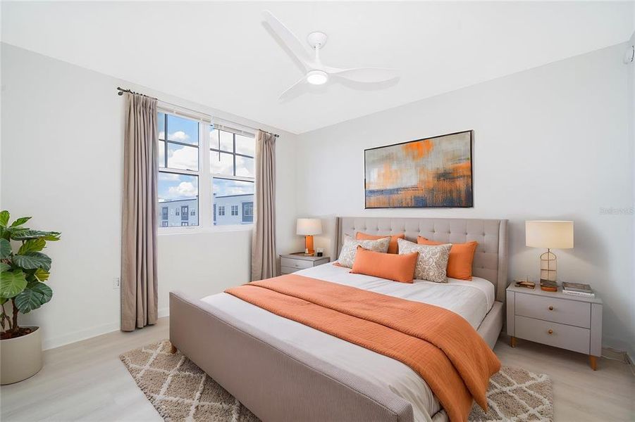 Furnished interior view inside a new home in , Orlando (Image 17).