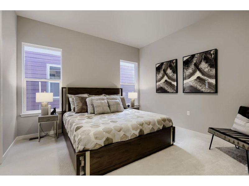 Furnished interior view inside a new home in , Fort Collins (Image 28).