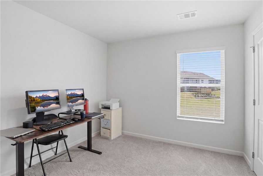 Furnished interior view inside a new home in , Buford (Image 8).