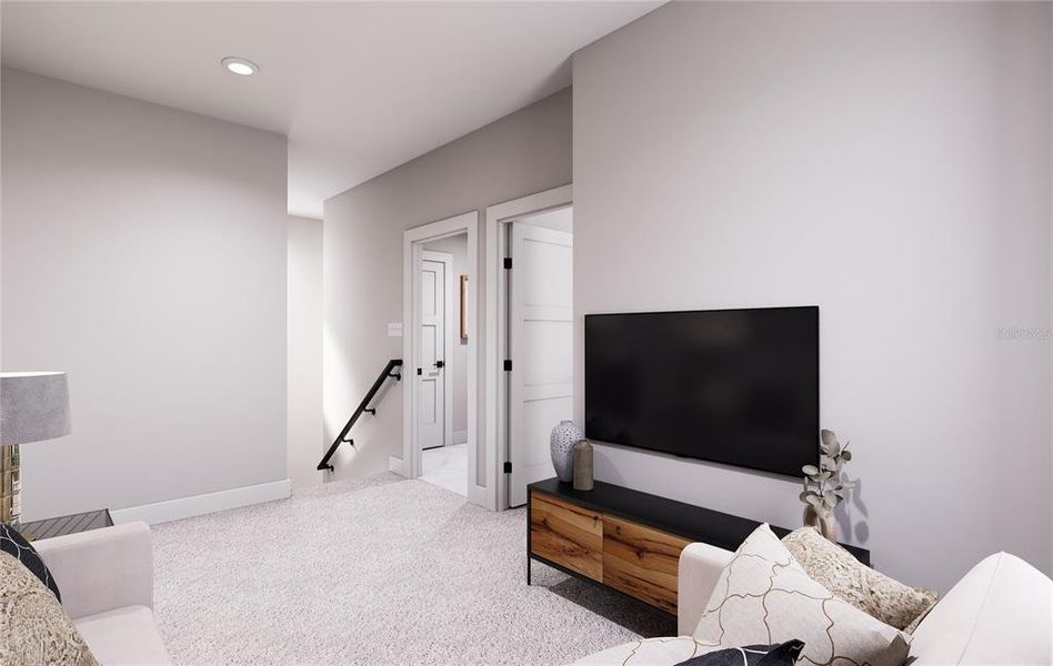 Furnished interior view inside a new home in Blanc, St. Petersburg (Image 6).