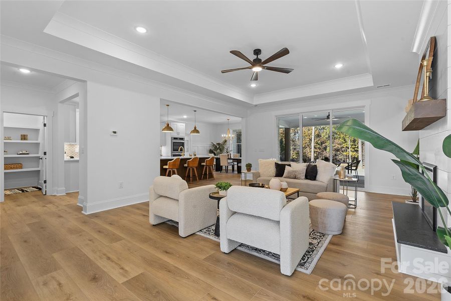 Furnished interior view inside a new home in , Midland (Image 10).