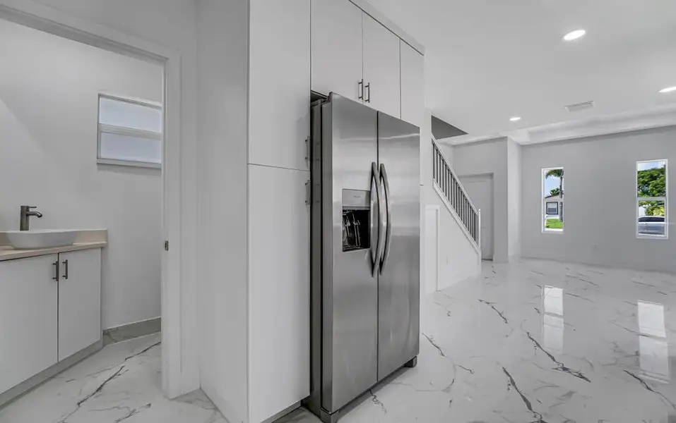 Furnished interior view inside a new home in , Boynton Beach (Image 5).