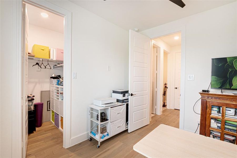 Bedroom on First Level, Currently used as an Office