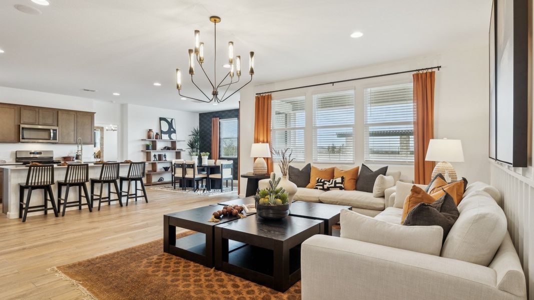 Representative furnished interior of a home built from the Courtland by D.R. Horton in Quail Ranch, San Tan Valley (Image 17).