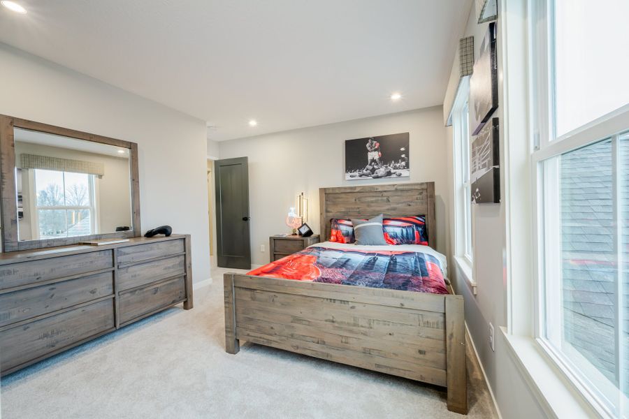 Representative furnished interior of a home built from the Wesley by Fischer Homes in Sage Woods, Dallas (Image 20).