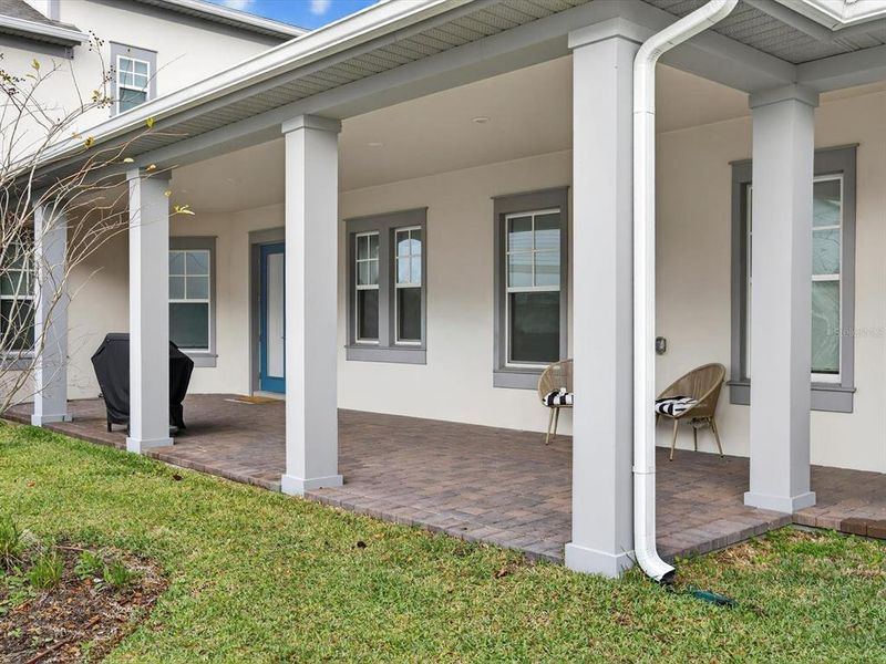 Exterior details and patio area of a home in , Orlando (Image 4). Exterior details and patio area of a home in , Orlando (Image 4).