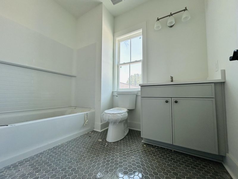 Furnished interior view inside a new home in The Domus Collection at Midtown Nexton, Summerville (Image 12).