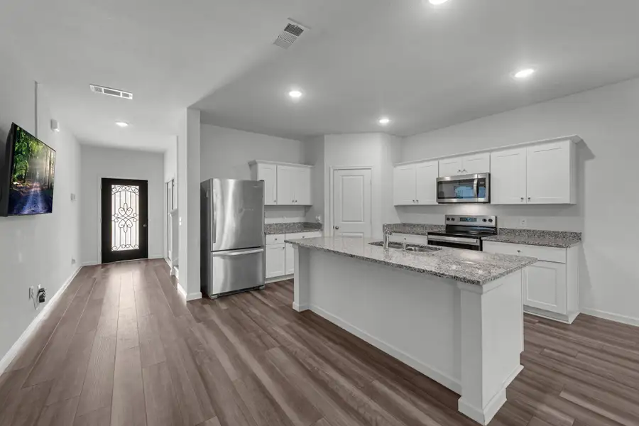 Light and bright kitchen area