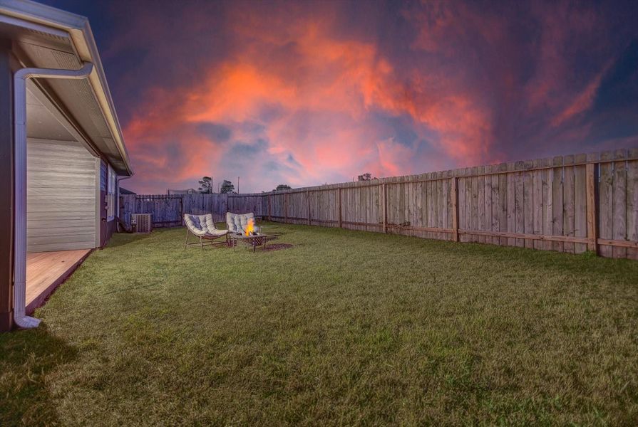 Exterior details and patio area of a home in , Baytown (Image 3).