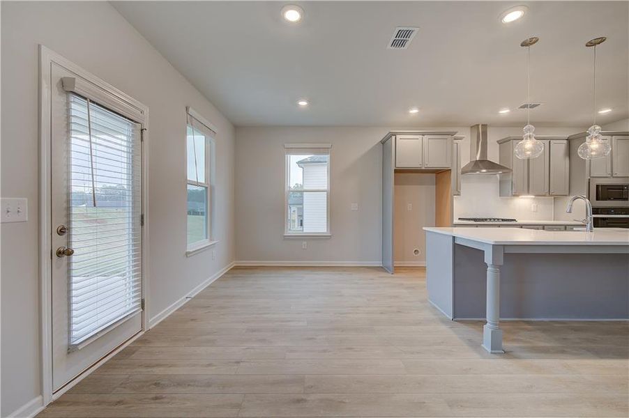 Spacious, unfurnished interior of a new home in Grandview at Millers Mill, Stockbridge (Image 15). Spacious, unfurnished interior of a new home in Grandview at Millers Mill, Stockbridge (Image 15).