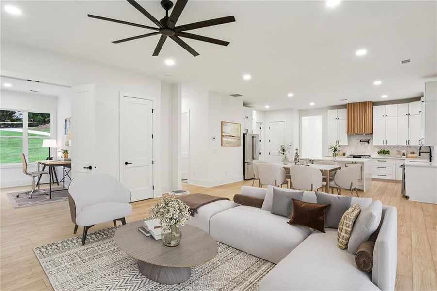 Furnished interior view inside a new home in , College Park (Image 8).