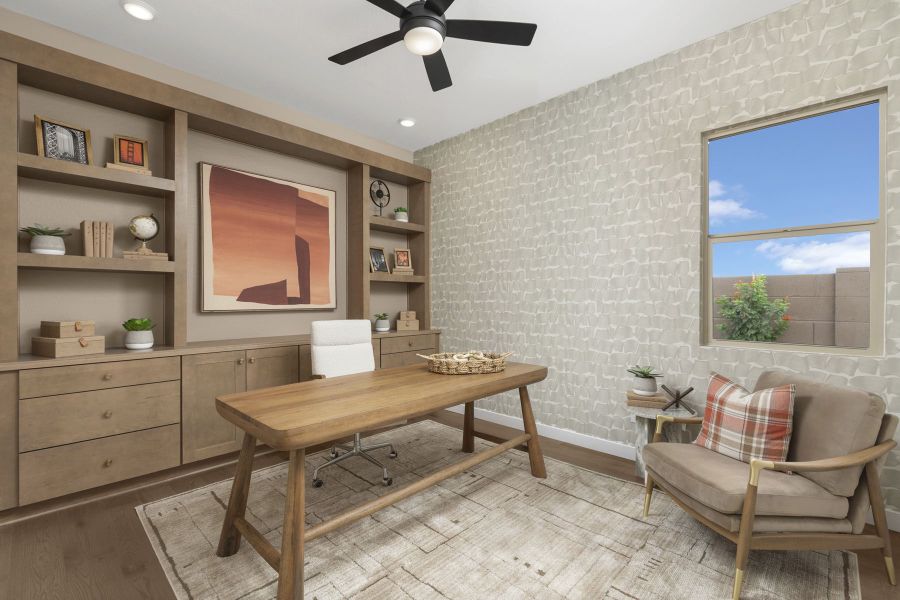 Representative furnished interior of a home built from the Auburn by Mattamy Homes in White Tank Vistas, Waddell (Image 13).