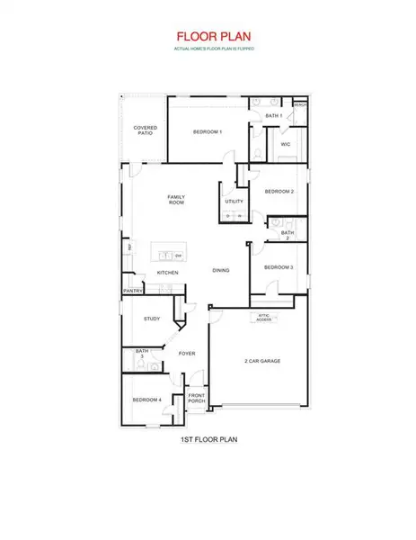 2D floor plan layout of this home in , Celina, TX (Image 5).