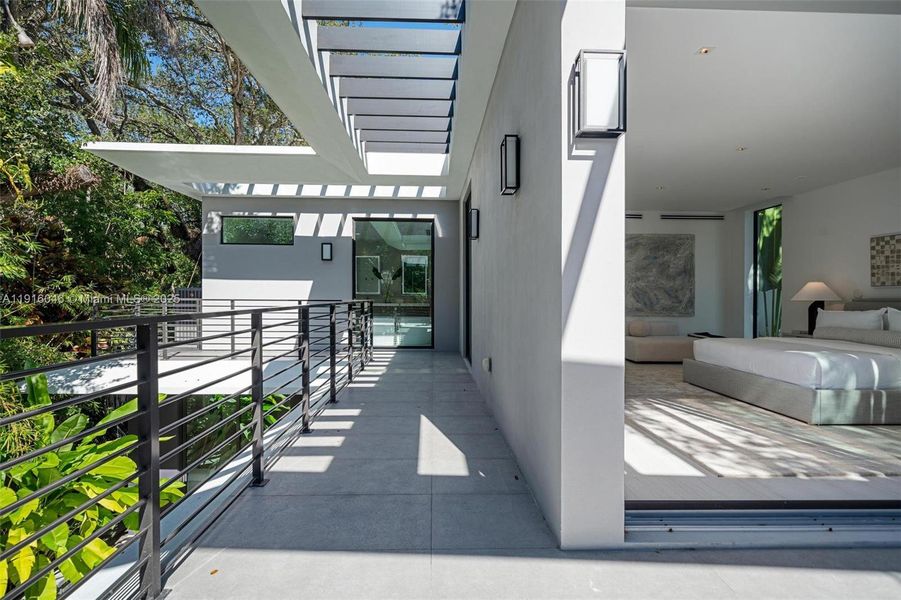 Exterior details and patio area of a home in , Miami (Image 26). Exterior details and patio area of a home in , Miami (Image 26).