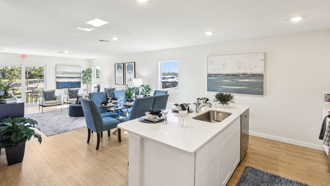 Furnished interior view inside a new home in Asher Park, Lehigh Acres (Image 13).