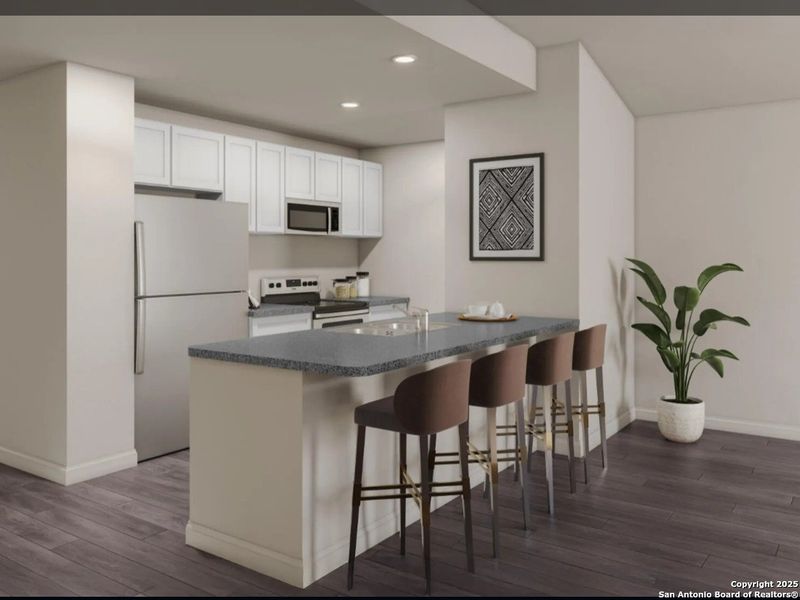 Furnished interior view inside a new home in Las Colinas, Kenedy (Image 3).