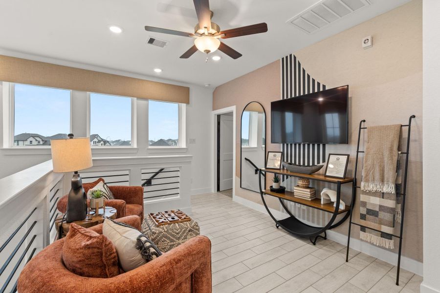 Furnished interior view inside a new home in Balmoral, Atascocita (Image 24).