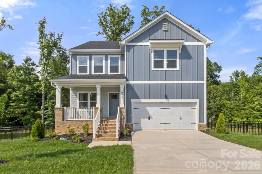 Front exterior of a new home in , Monroe, NC, highlighting curb appeal (Image 2). Front exterior of a new home in , Monroe, NC, highlighting curb appeal (Image 2).