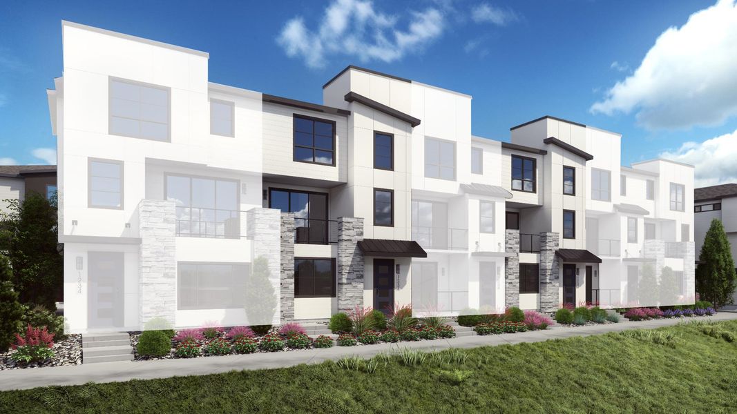 Representative exterior photo of a completed home built from the Oliver by Lokal Homes in Victory Ridge, Colorado Springs, CO (Image 1).