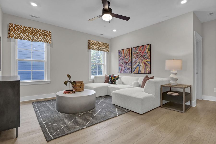 Furnished interior view inside a new home in Hewing Farms, Summerville (Image 23).