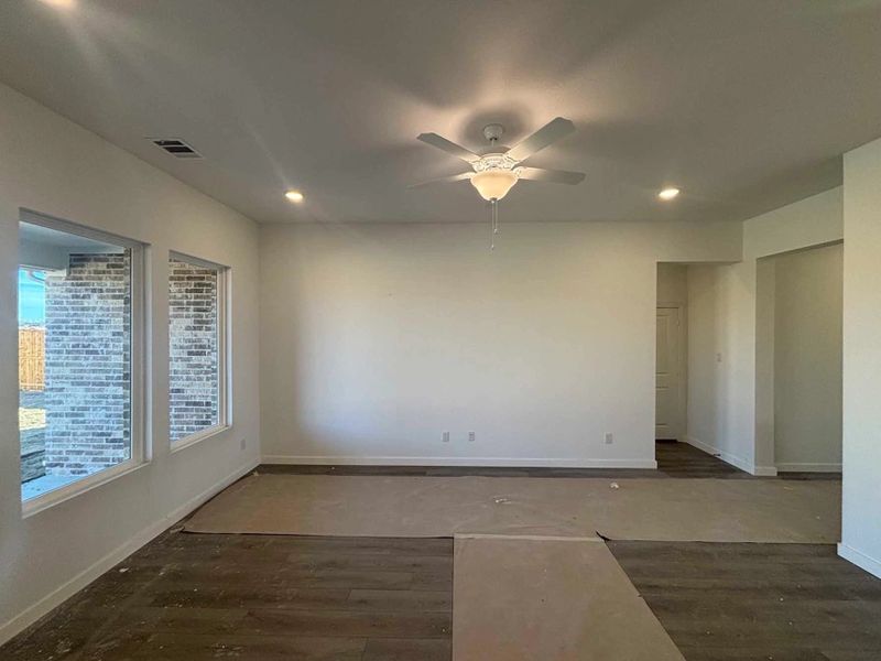 Family Room Construction Progress Family Room Construction Progress