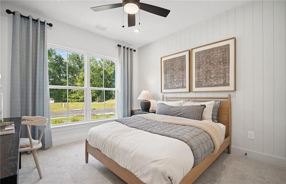 Furnished interior view inside a new home in Rose Creek, Cumming (Image 33). Furnished interior view inside a new home in Rose Creek, Cumming (Image 33).