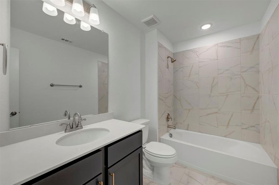 Furnished interior view inside a new home in Aster Park, McKinney (Image 18).