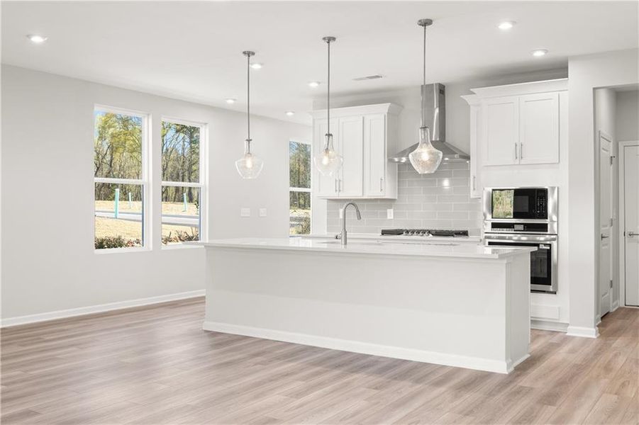 Furnished interior view inside a new home in Lake Shore, Winder (Image 8).