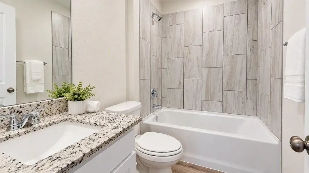 Furnished interior view inside a new home in Fisher's Cove, Aransas Pass (Image 6).