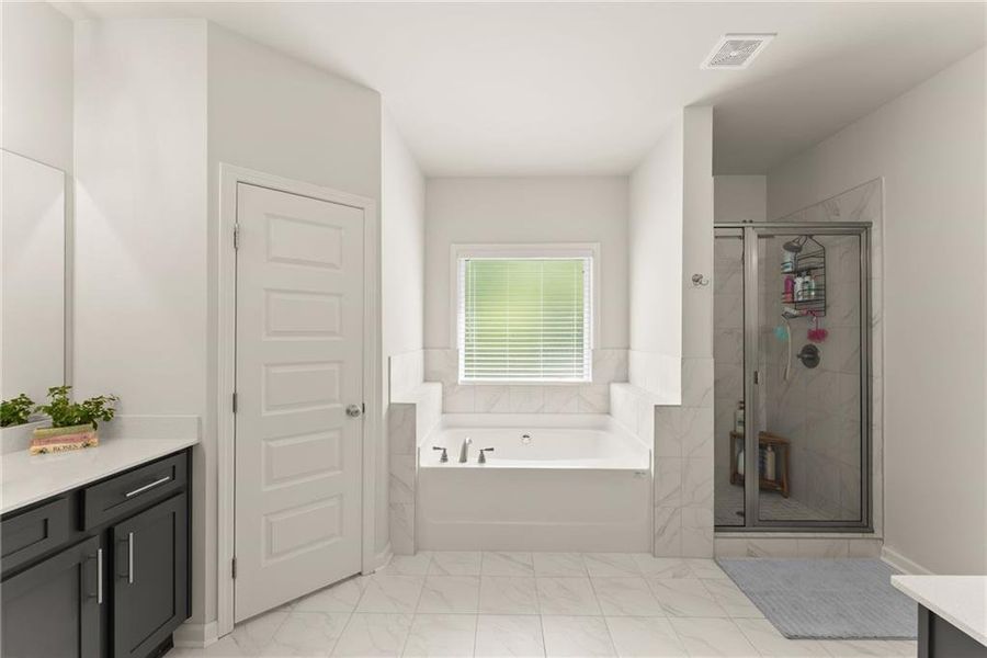 Furnished interior view inside a new home in , Dawsonville (Image 40).
